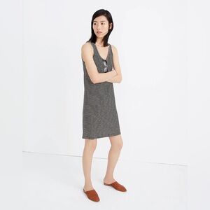 Madewell‎ Striped Scoopneck Knit Dress size medium